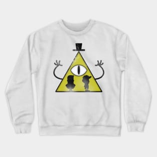 Bill Cipher Vintage Look Crewneck Sweatshirt